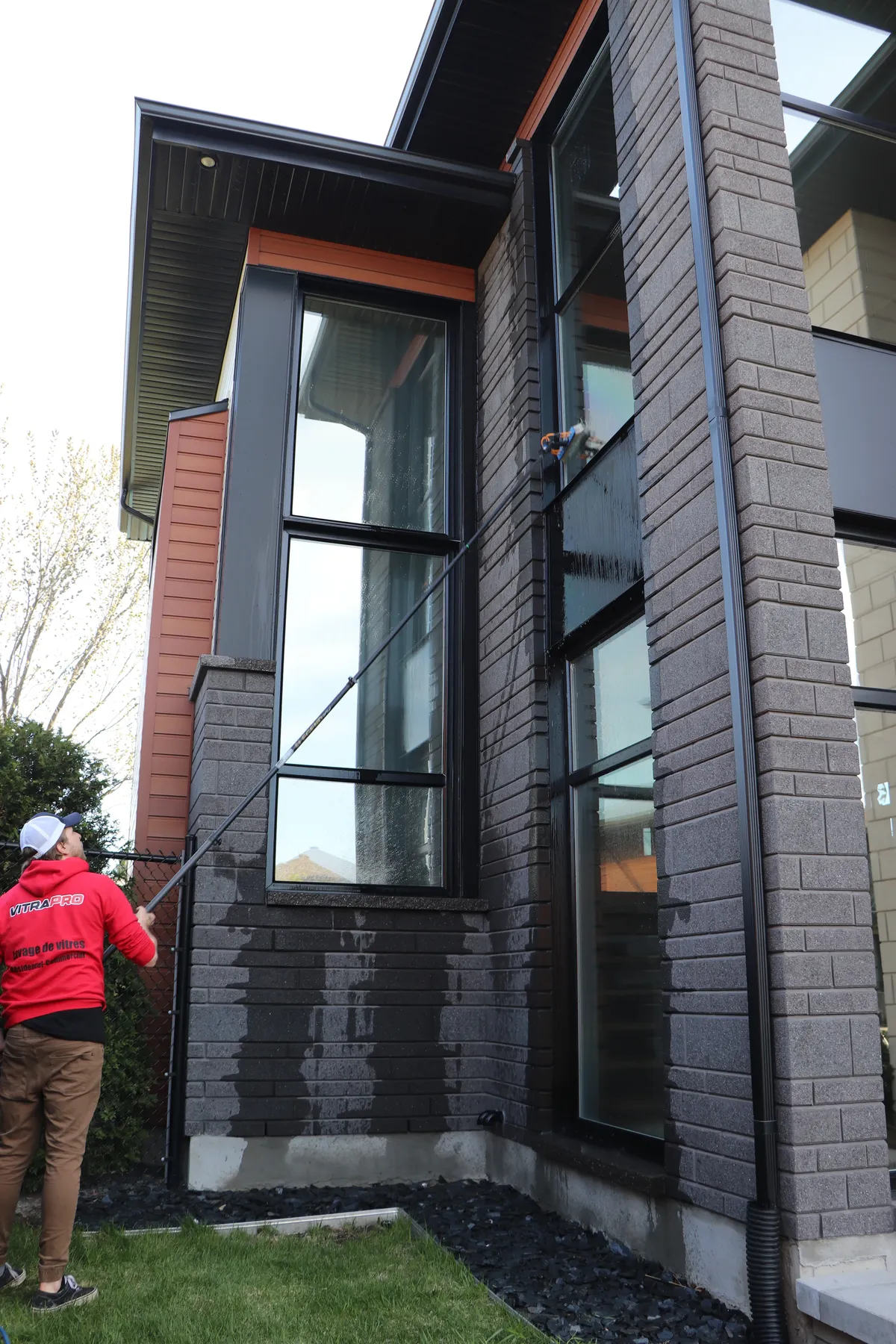 Lavage de Vitres Eau Pure - service professionnel VitraPro Rive-Sud